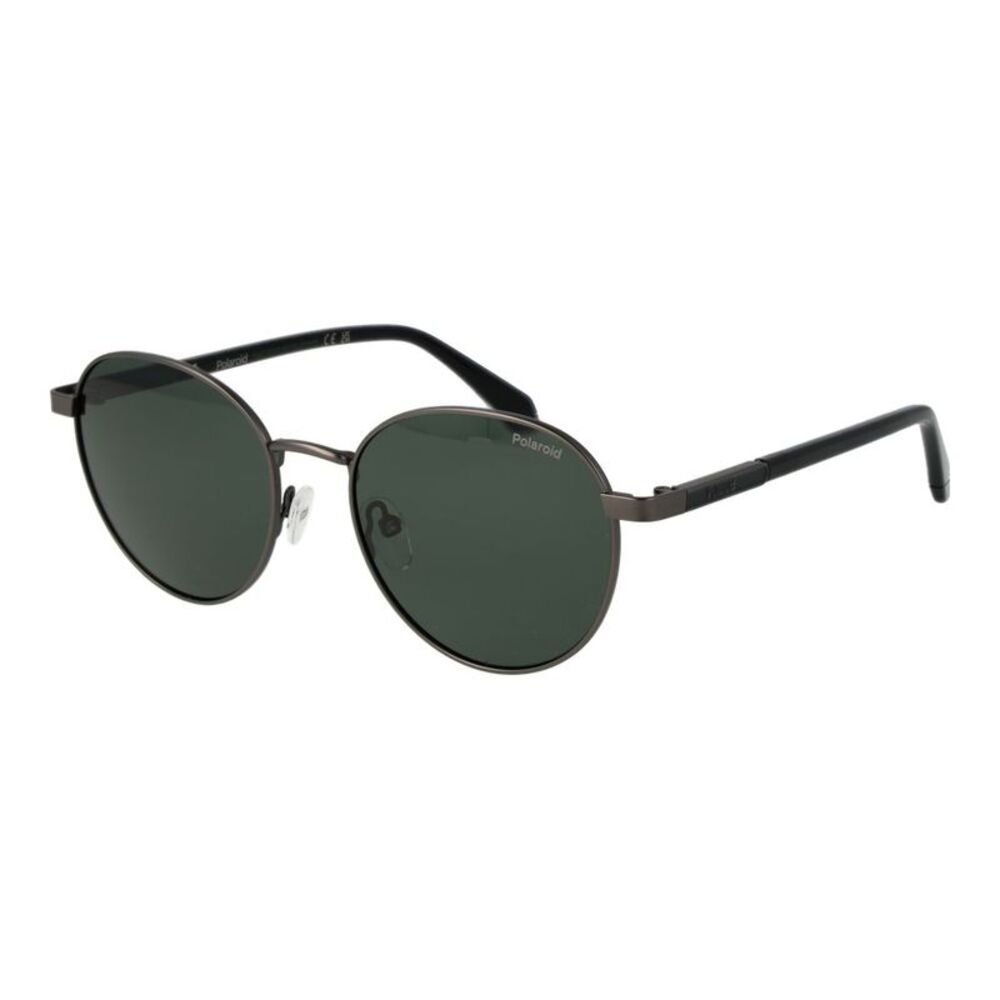 Polaroid Gray Metal Men's Sunglasses